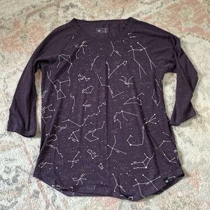 BNWOT Size XL Baseball Style 3/4 Tee